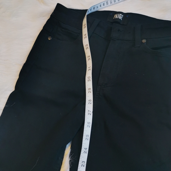 Black Paige Raw Hem Skinny Jeans - Picture 5 of 5
